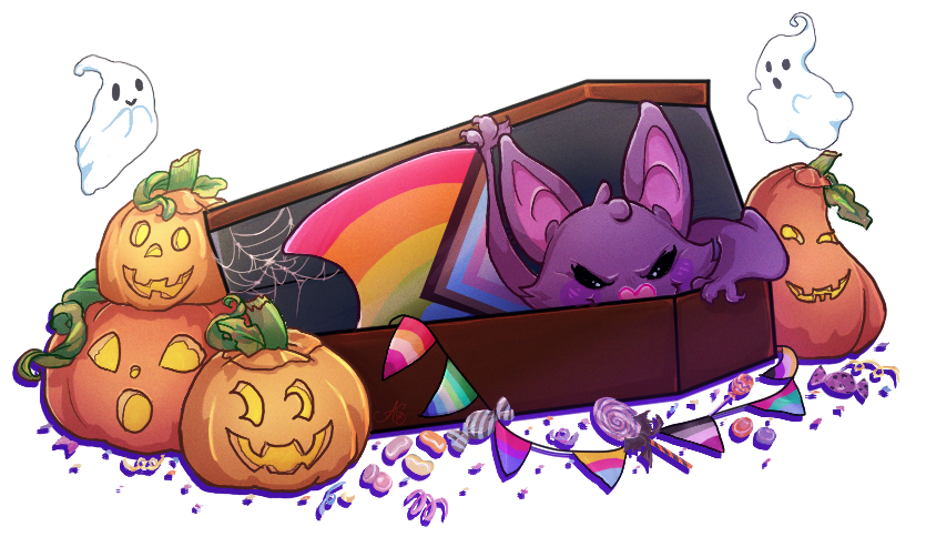 Fruity bat with progress wings made by Melyn_art