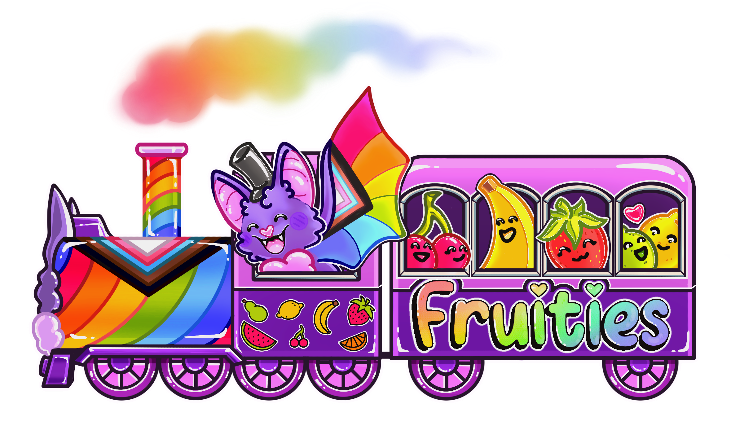 Fruity bat with progress wings made by Melyn_art